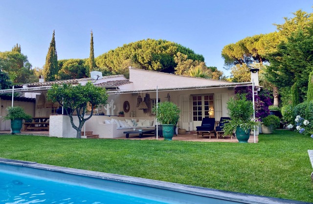 Villa Les Muscadines Saint Tropez, Tahiti Pampelonne beach, heated pool.