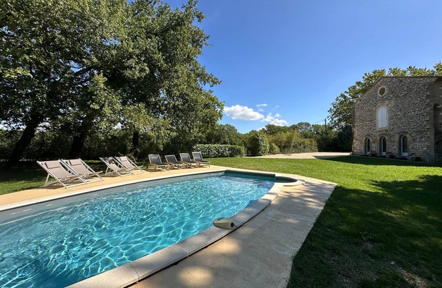 Villa of the Cypresses – Pool & Garden – Château Barbebelle
