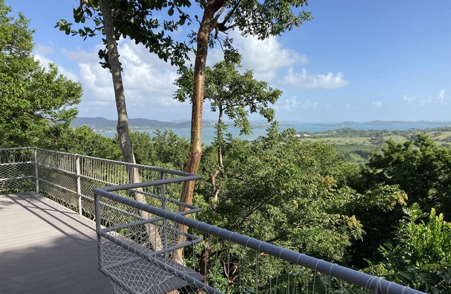Villa overlooking the Forêt and Baie du Robert. Calm and Beauty. Private pool