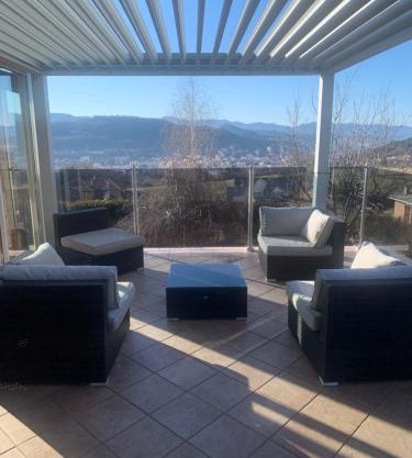 villa plein sud ensoleillée