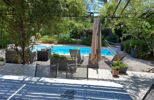 Villa T5 quiet pool near sea view terrace great panoramic hill clim