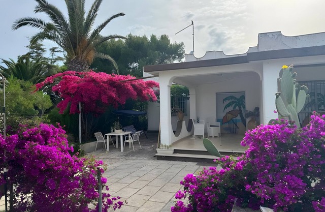 Villa 'Torretta - Mare Salento' with Sea View, Private Garden and Air Conditioning