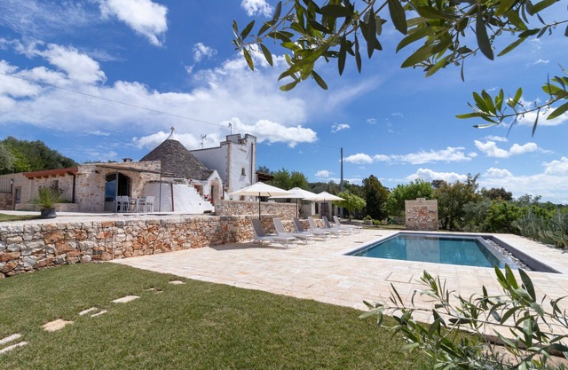 Villa 'Trulli Tower' with Pool, Garden, Terrace & Wi-Fi