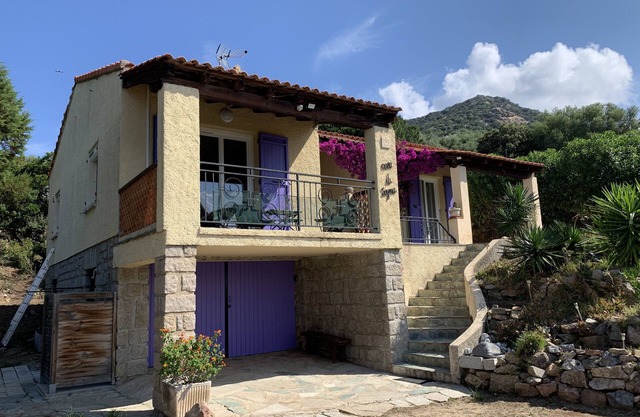 Villa vue mer - Plage 150m - Golfe du VALINCO - 8 Pers (6 adultes+2 enfants)