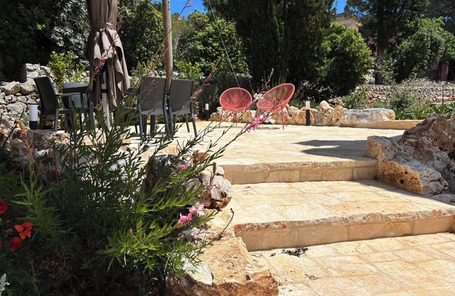 Villa with garden view on trulli