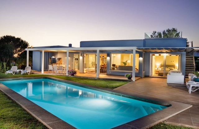 Villa with pool and unbeatable sea views, Sant Lluis, Menorca
