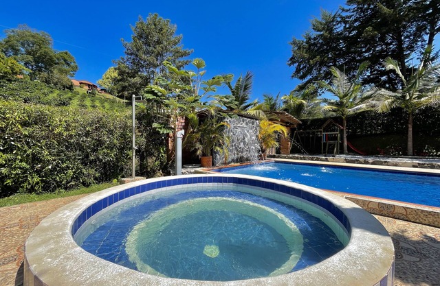 Villa with spectacular view of the Peñol in Guatapé