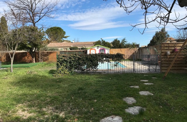 Village house with land and pool