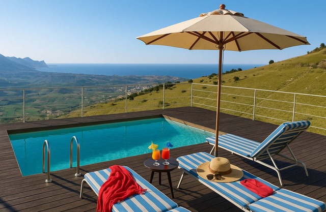 Villetta Bonifato with breathtaking views of the Gulf of Castellammare
