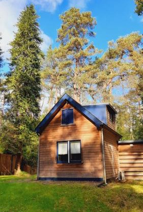 Vrijstaand in het bos met privé sauna