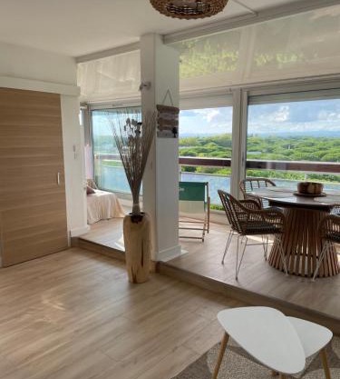 Vue panoramique pour ce grand studio en centre ville