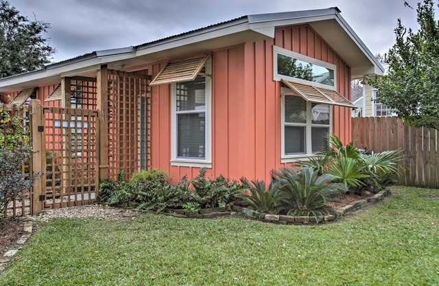 Walk to Beach from Chic Old Town Apartment w/Yard