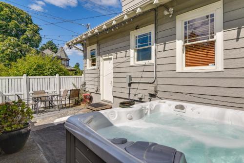 Walk to Williams District Home with Hot Tub and Patio