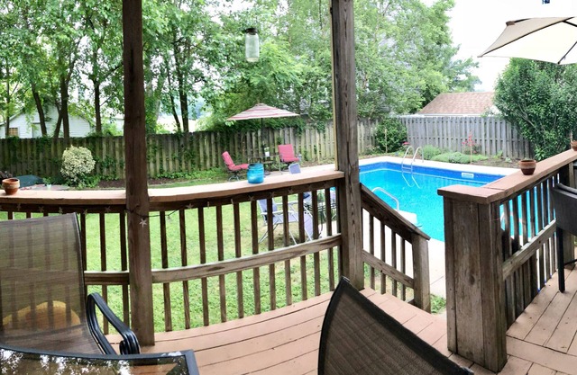 Water Views, Large Rooms, In-ground Pool, Fenced Yard, Near Beach & Fishing Pier