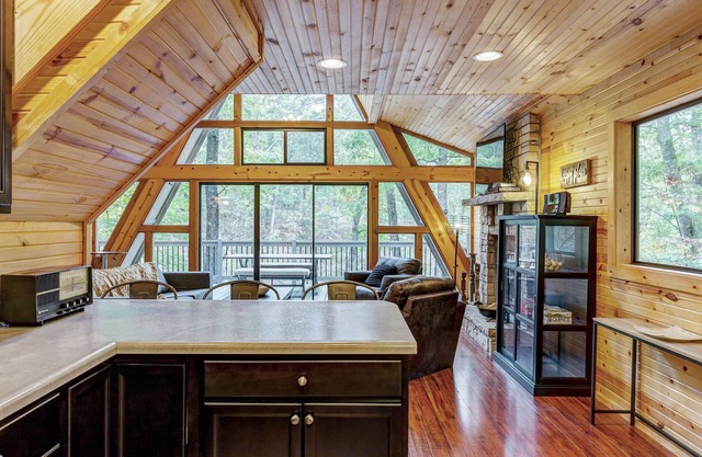 Waterside Cottage by Sarah Bernard with Firepit, Private Dock, and Hot Tub