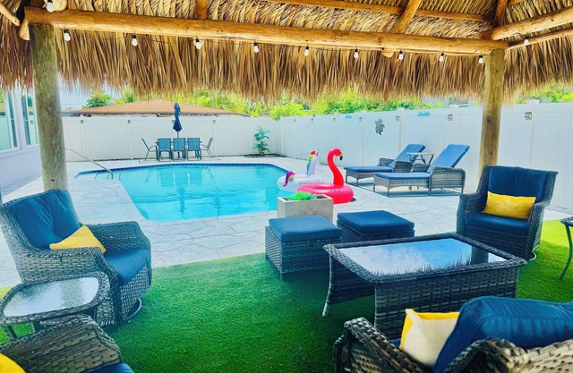 Welcome to Paradise in Pompano! A fully remodeled property with backyard oasis!