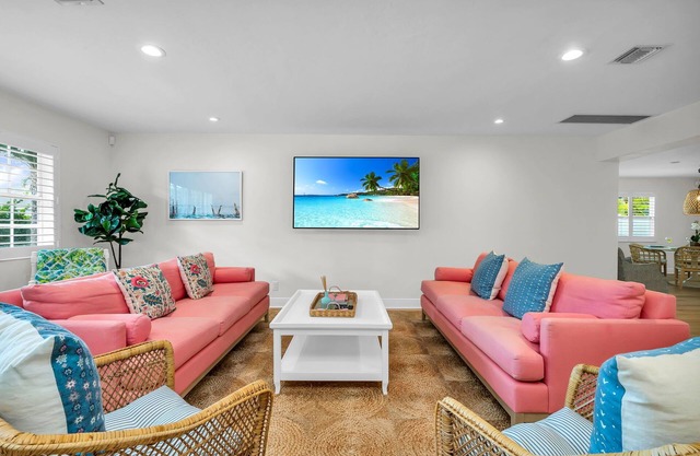 Welcome to The Pink Cabana – A Vibrant Escape in the Heart of West Palm Beach!