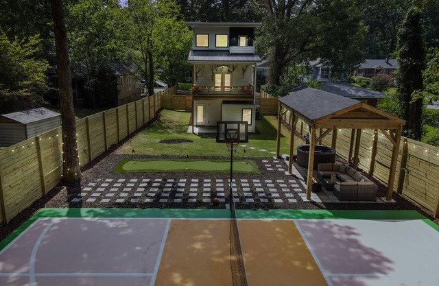 Whimsical Retreat with Pickleball Court, Basketball & Golf