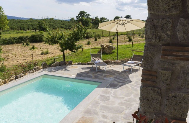 Wonderful private villa for 4 people with A/C, WIFI, private pool, TV, terrace and panoramic view
