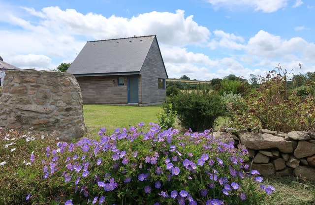 Wooden House in Brittany near Sandy Beach