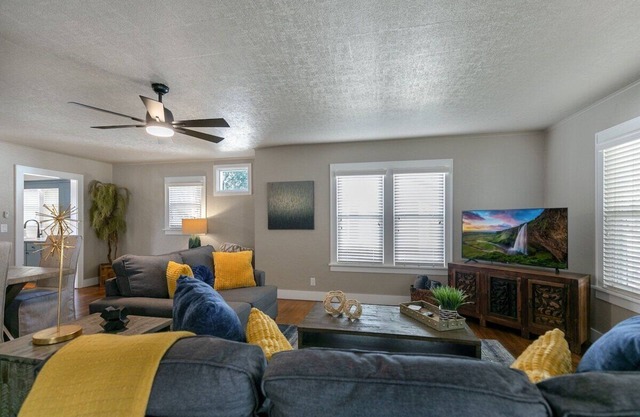 WOW! Updated Downtown Bentonville Charmer w/HOT TUB, Secure Bike Storage