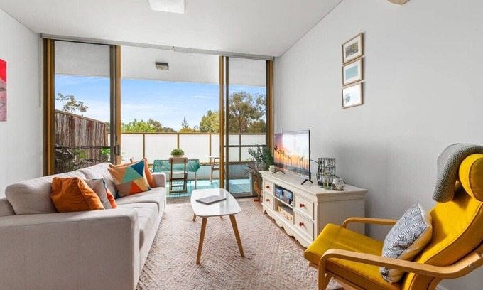 Rhodes Apartment | 1-Bed River-side with Pool & Sauna by Park & Shops