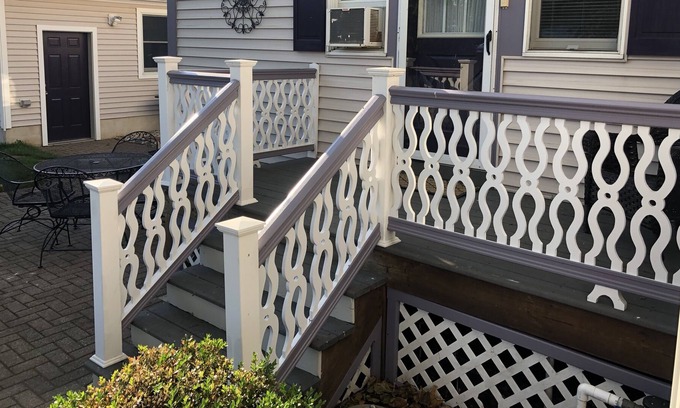 West Cape May House | 1 Bed Room/ full bath Apt with Kitchen & Living room attached to Purple Starfish
