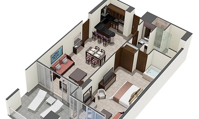 Playa Diamante Resort | 1 Bedroom at Vidanta-The Grand Mayan Acapulco