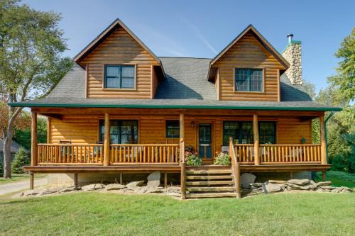 Port Austin House | 1 Mi to Public Beach Port Austin Cabin with Hot Tub