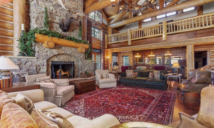Avon House | 10,000 Sq. Ft. Cabin with Private Ski-In/Ski-Out Access, Hot Tub, and Sauna