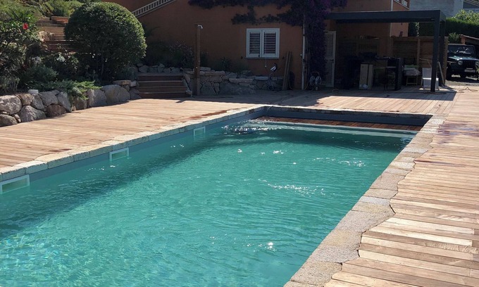 Olmeto Villa | 10 people sea view villa with pool in the south part of Corsica