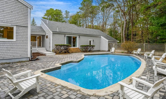 Cotuit House | 100% renovated with heated pool! Fire pit and water access. RPMS128
