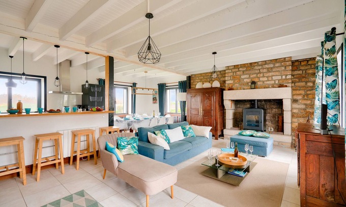 Penmarch Ski Chalet | 100m from the beach - house for 10 persons