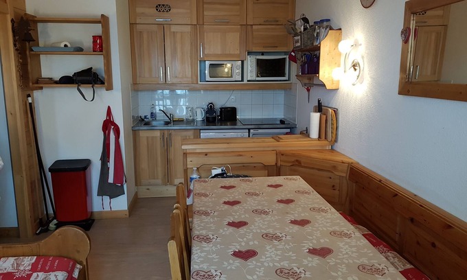 Valmeinier Apartment | 10p duplex apartment, town center & in front of the slopes 1850 m mountain view