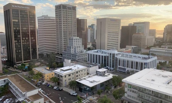 Cortez Hill Condo | 10th floor views in the Heart of San Diego