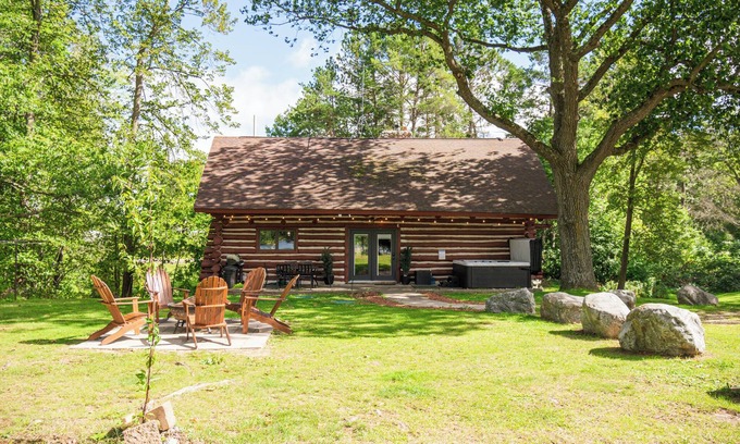 Gleason Cabin | 12 Person Log Cabin w/Hot Tub by UTV/Snowmobile Trails