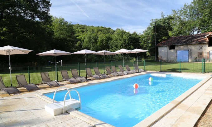 Latoue House | 12th Century Chateau midst 20 acres bordered by river, with private pool