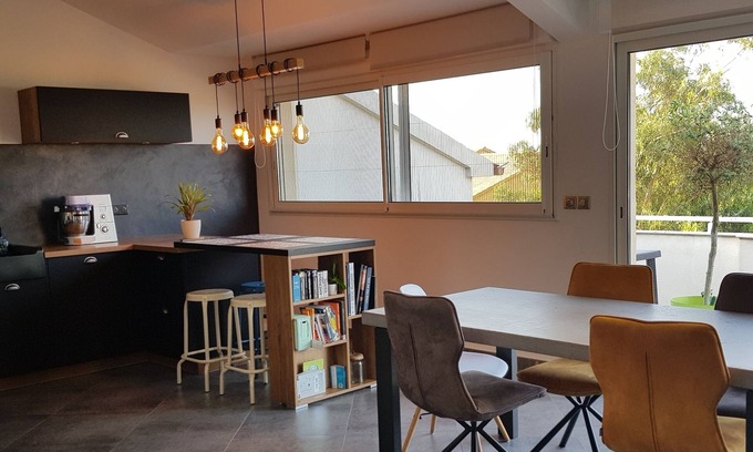 Biguglia Apartment | 145m2 roof villa with unobstructed view of the sea, pond and islands,