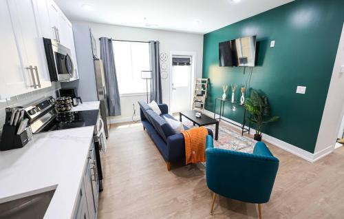 Mantua Apartment | 1bed 1bath-kingbed,wdfreewifikitchen