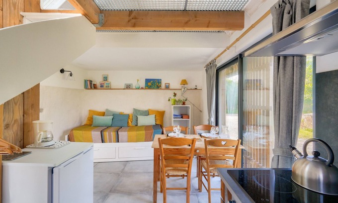 Plovan Ski Chalet | 1km from Plovan beach - Studio for 2