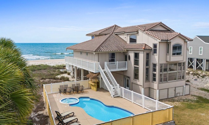 East End House | 1st Dibs, Gulf front, private pool