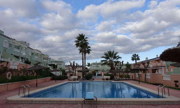 Puerto Marino Apartment | 2 bed, 1 bath ground floor apartment , Wifi, TV, walking distance to the beach.
