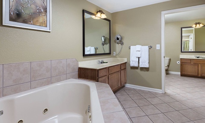 Sevierville Resort | 2 Bedroom deluxe suite. Cozy for a couple or spacious enough for a family.