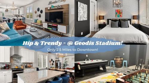 South Nashville House | 2 Chic Townhomes Near Geodis Sleeps 22