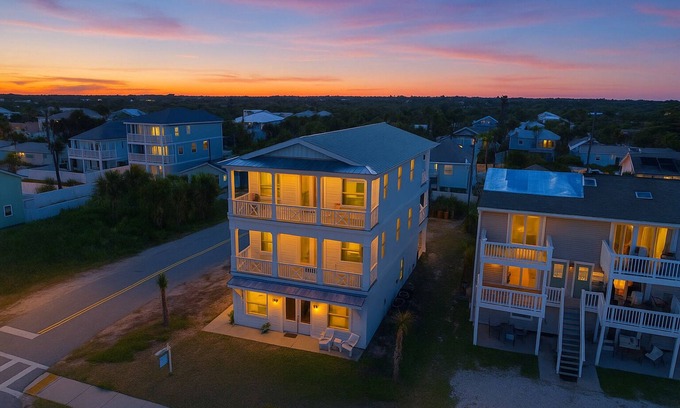 Flagler Beach House | 2-Floor Beachfront Flagler Home, Ocean Views, Minutes From Restaurants and Cafes