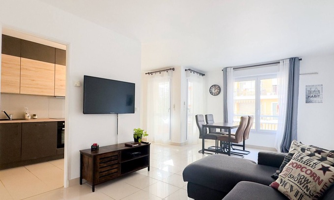 La Californie Apartment | 2 Pieces Terrasse Nice Fabron