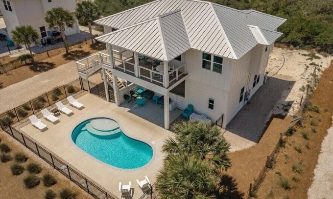 St. George Island House | 20% OFF FALL! Family Friendly, Private Pool, Game Room & Gulf Views!