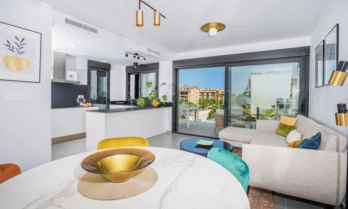 Platja de l'Arenal Apartment | 200m from Arenal Beach, sea front, big terrace