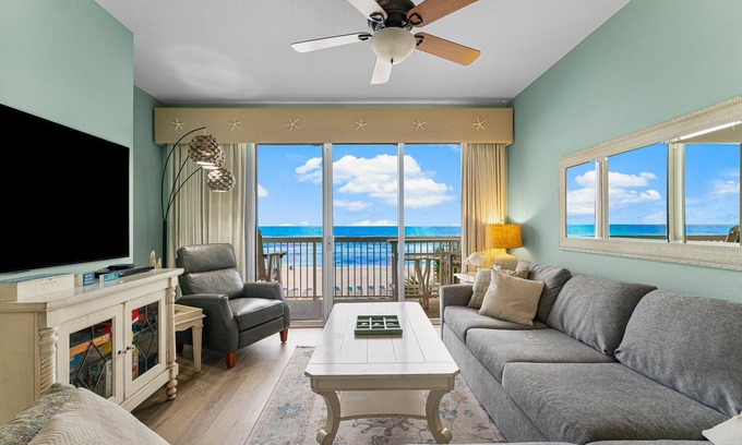 Miramar Beach Condo | 208 Celadon Beach Free Beach Service for FOUR! 2BR/2BA and Custom Bunk Room!