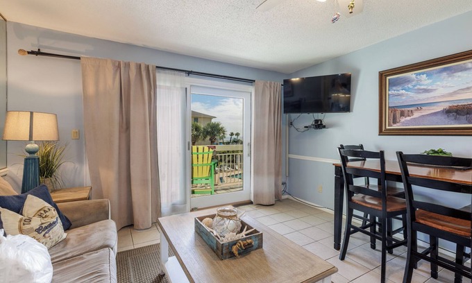 North Forest Beach Villa | 219 Breakers: Beachside Villa with Free Bikes. 1 Br. 1 Bath.